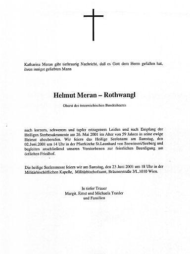Zur Vergrößerung der Parte - o Herr, gib seiner Seele die ewige Ruhe! Und das ewige Licht leuchte ihm. Herr, laß' ihn ruhen in Frieden. Amen.
